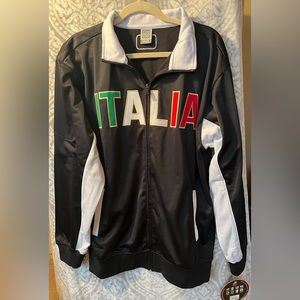 Italia Zippered Sweat Jacket